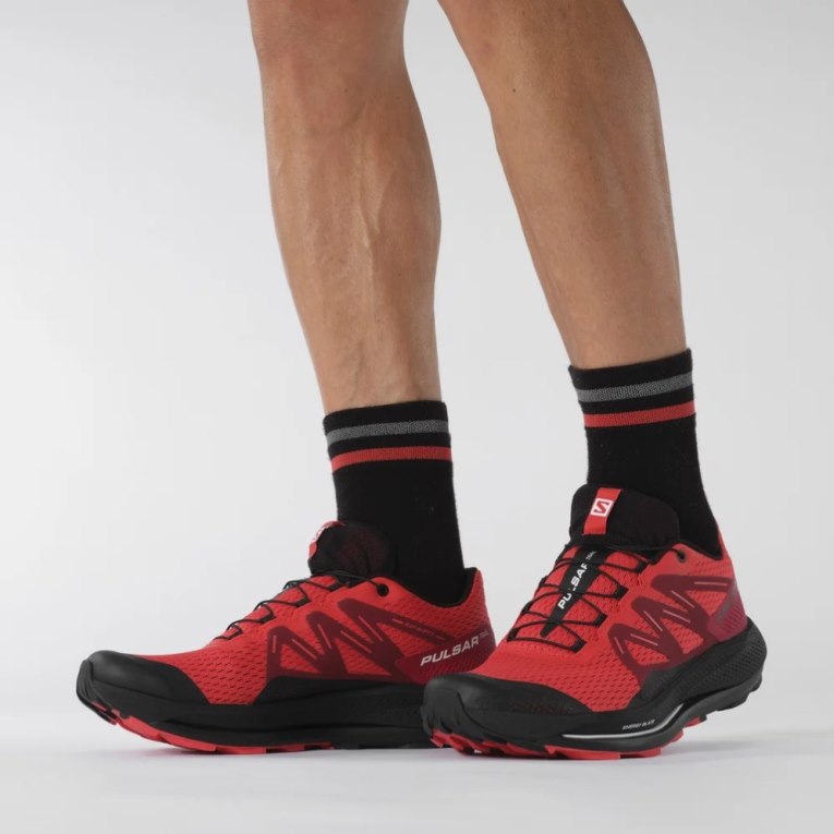 Tenis Para Trail Running Salomon Pulsar Hombre Rojos | MX ILQM581